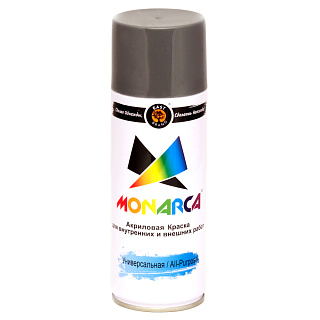 Краска аэрозольная East Brand Monarca 19006, белый алюминий, 520 мл
