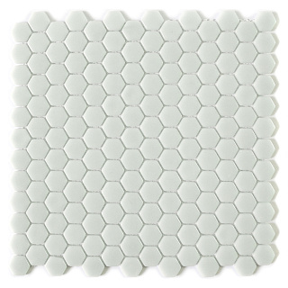 Мозаика Natural STP-WH001-HEX, 29 х 29 х 0,45 см, белая