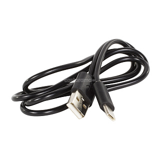 Шнур USB Rexant Type-C 1 м, черный