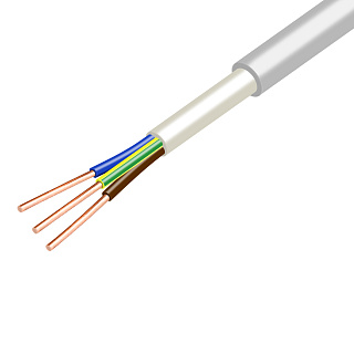 Силовой кабель ГОСТ Элпрокабель круглый NYM LS 3 х 2,5 мм на отрез