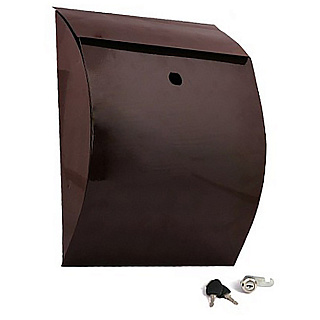 Ящик почтовый Сфера 320 x 245 x 80 мм, коричневый