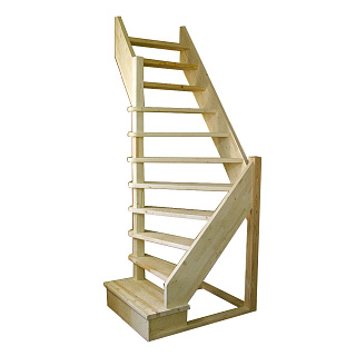 Лестница межэтажная деревянная Лесенка ЛЕС-92-У универсальная