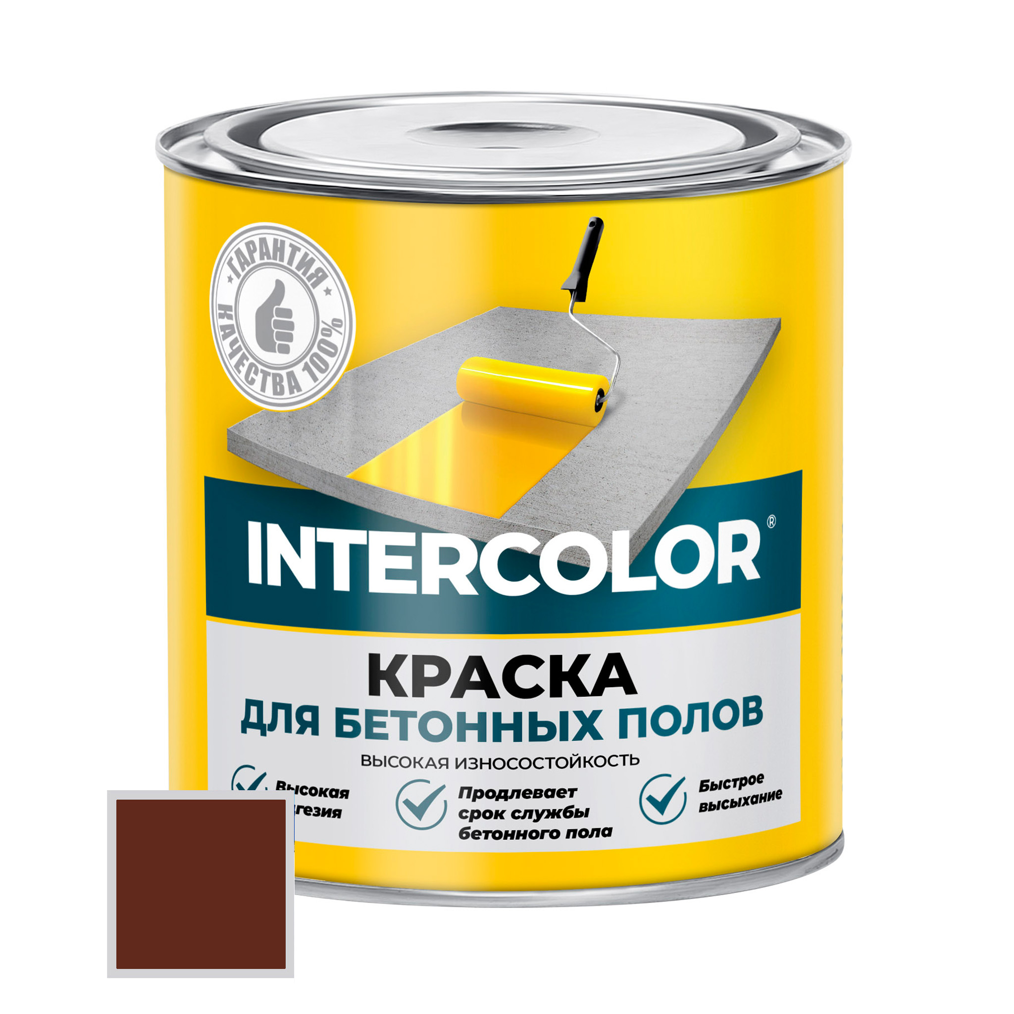 Краска для бетонных полов intercolor