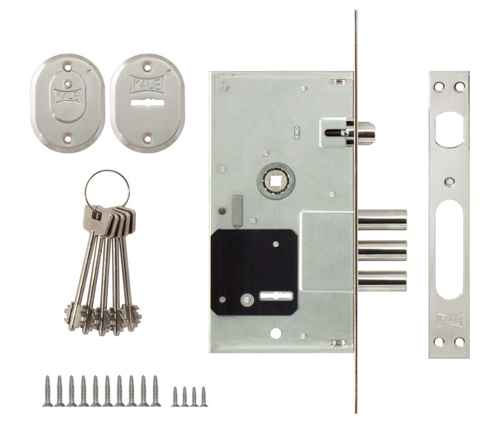 Врезной сувальдный замок kale kilit
