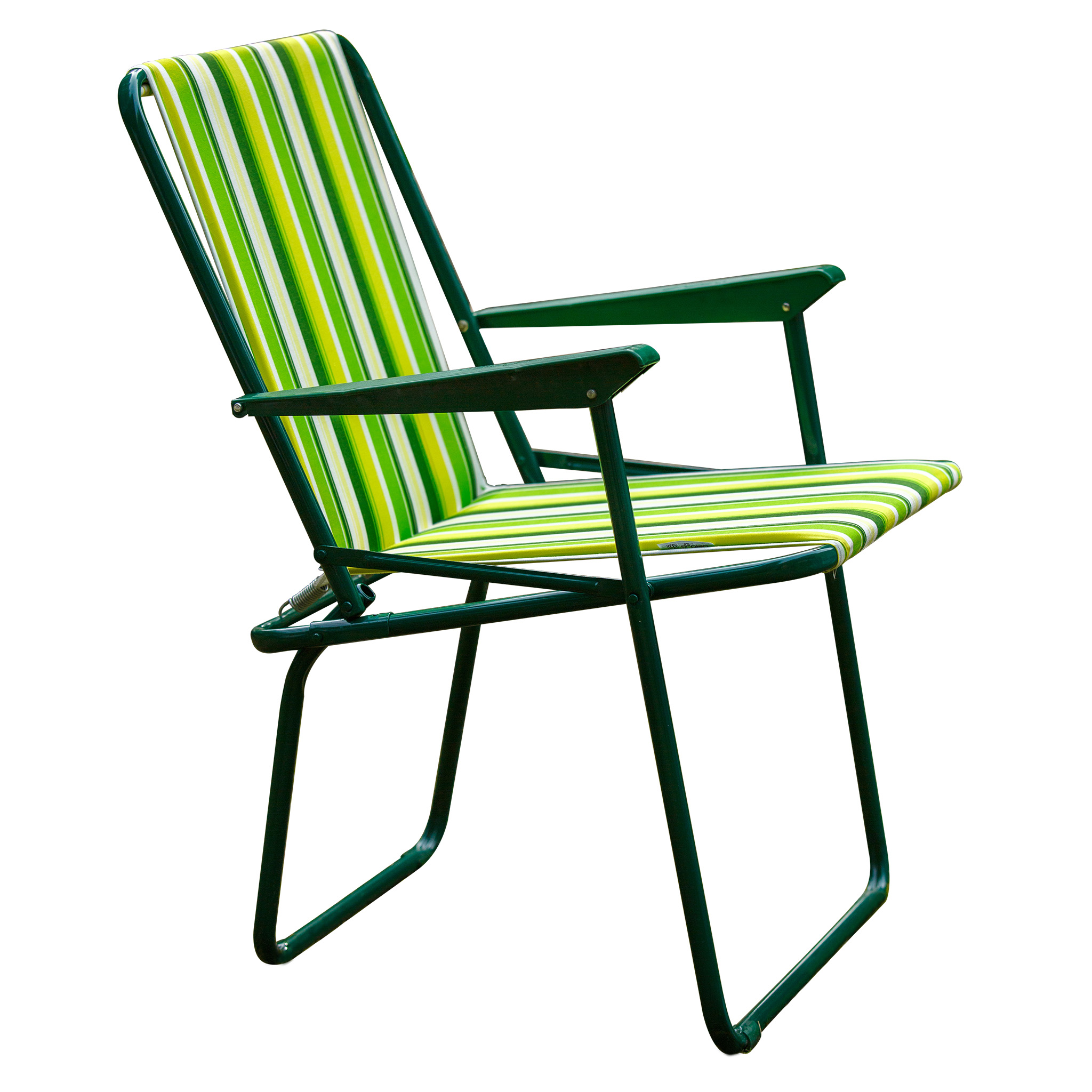 Кресло складное фольварк жесткое арт.с564/7 бордовый желто-зеленый,
