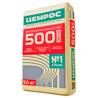 Цемент Евроцемент Экстра М500, 50 кг