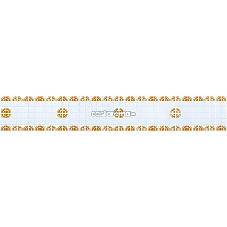 Панель ПВХ Регул Декопан Фриз Белый микс, белая, 957 х 146 х 0,4 мм