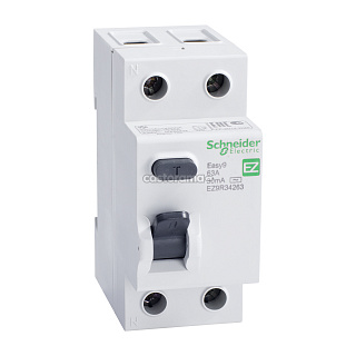 УЗО Schneider Electric Easy9 EZ9R34263 2 полюса, 63 А