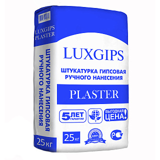 Штукатурка гипсовая РусГипс Luxmix Plaster, 25 кг