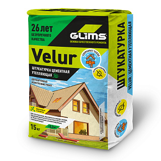 Штукатурка Glims VeluR, 15 кг