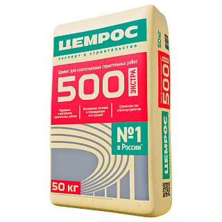 Цемент Евроцемент Экстра М500, 50 кг