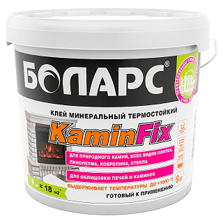 Мастика универсальная термостойкая Боларс KaminFIX, 9 кг